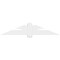 Ekena Millwork Redmond Architectural Grade PVC Gable Bracket, 72"W x 15"H x 4"D x 6"F, 5/12 Pitch GBP072X15X0406RED00 - alternate 4